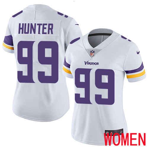 Minnesota Vikings #99 Limited Danielle Hunter White Nike NFL Road Women Jersey Vapor Untouchable